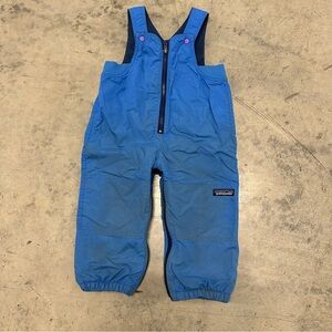 Vintage Patagonia Toddler Snow Bib 24M Made in USA Blue